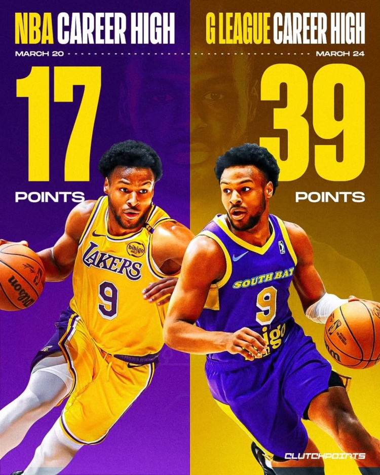  在進步！布朗尼一周內(nèi)先后創(chuàng)下個人NBA和G聯(lián)盟單場得分新紀錄