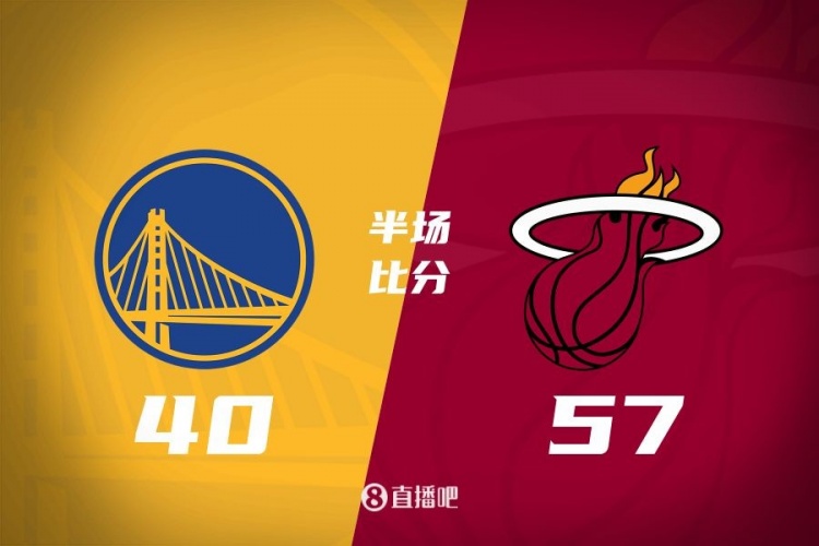 半場戰(zhàn)報-熱火領(lǐng)先勇士17分 維金斯8分 阿德巴約16+6 巴特勒6中1