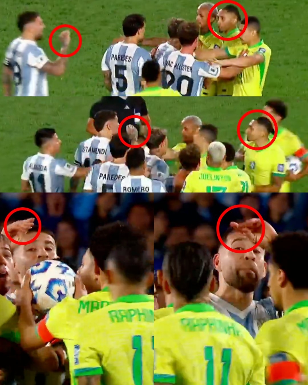  火藥味拉滿！外媒：奧塔門迪做手勢“閉嘴吧你”，回應(yīng)拉菲放狠話