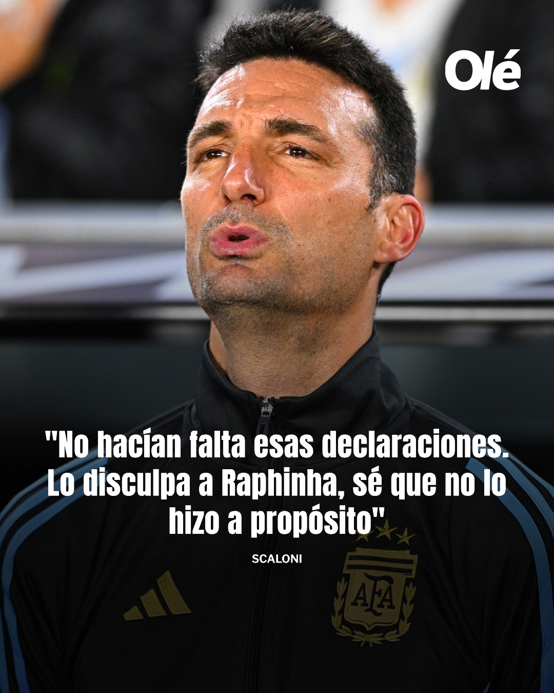  斯卡洛尼回應(yīng)拉菲尼亞言論：我原諒他，他只是在捍衛(wèi)自己的球隊(duì)