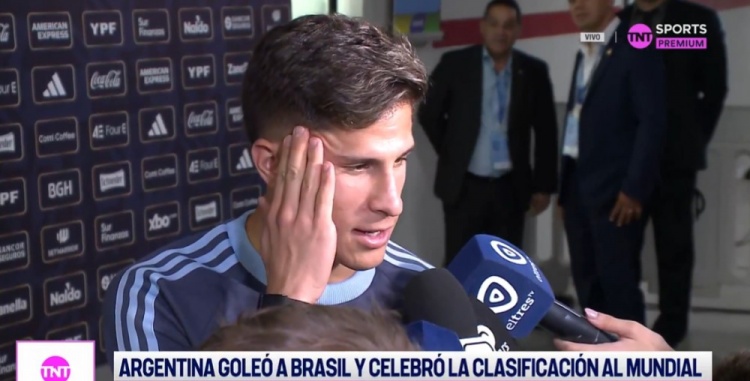  打進處子球，朱利亞諾-西蒙尼：感謝國家隊，身披這身球衣是夢想