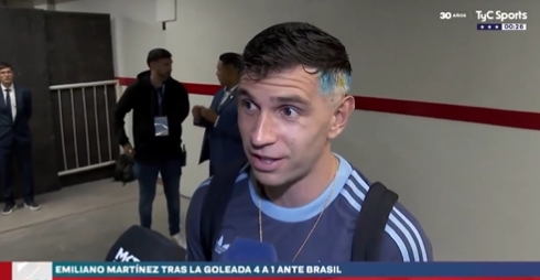  大馬丁談顛球：球彈得很高，人們喜歡這樣，我知道斯卡洛尼不喜歡