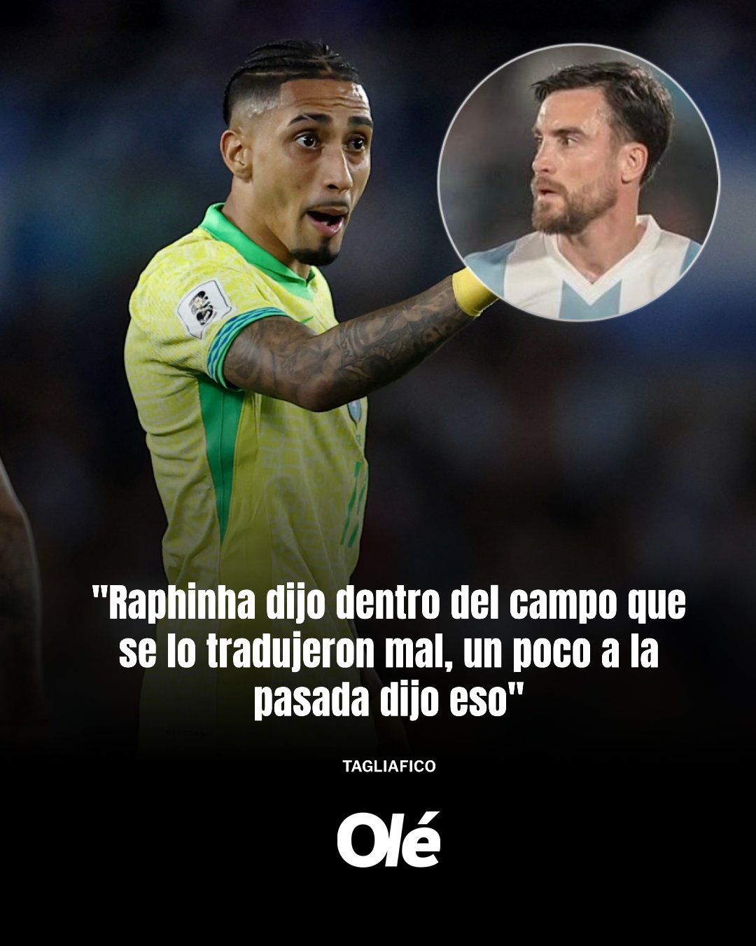  有反轉(zhuǎn)？塔利亞菲科：拉菲尼亞賽后澄清，爭議言論是錯誤翻譯