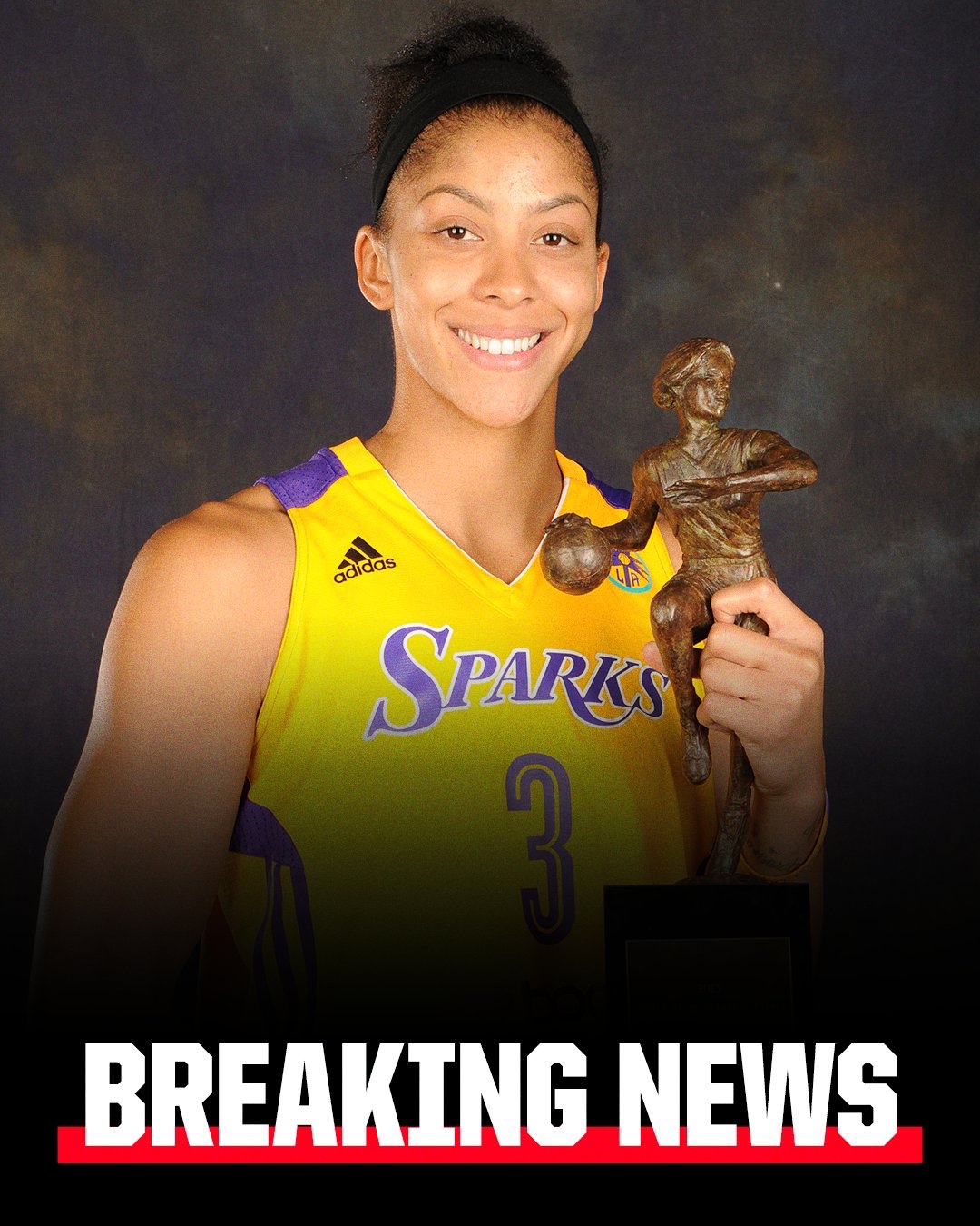  傳奇！洛杉磯火花將于6月29日退役WNBA球星坎迪斯-帕克的3號球衣