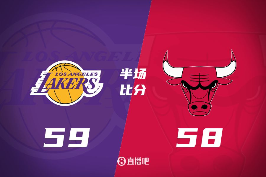  文森特壓哨三分&詹姆斯10+5+7！湖人半場反超公牛1分