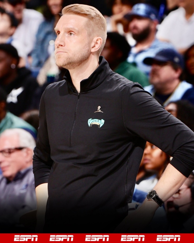  Shams：灰熊任命助理教練圖奧馬斯-伊薩洛為球隊的臨時主教練