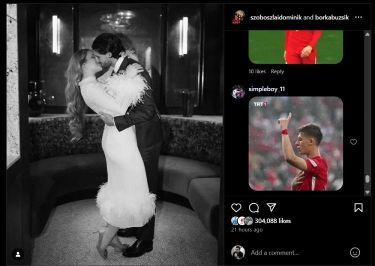  沒(méi)完沒(méi)了？索博曬結(jié)婚照，評(píng)論區(qū)還有很多球迷在刷居勒爾圖片