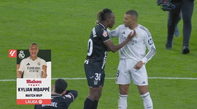  姆巴佩當選全場最佳球員：9次射門打進2球，7次過人3次成功