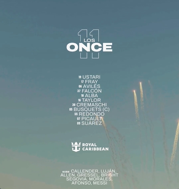  邁阿密vs費(fèi)城聯(lián)合首發(fā)：梅西替補(bǔ)，蘇亞雷斯、布斯克茨先發(fā)