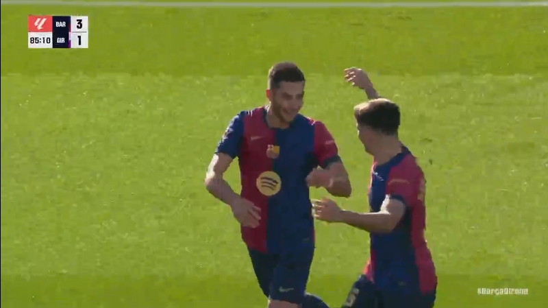  巴薩4-1鎖定勝局！替補(bǔ)登場的費(fèi)蘭-托雷斯第86分鐘破門