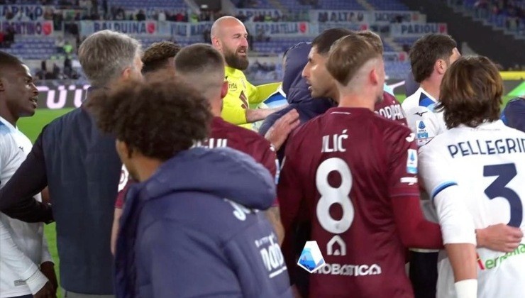  拉齊奧主場1-1平都靈&跌至意甲積分榜第七，賽后雙方球員發(fā)生沖突