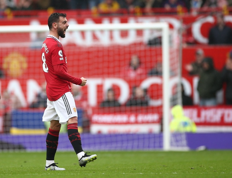  挺身而出！B費(fèi)本賽季直接參與24球?yàn)槁?lián)隊(duì)內(nèi)第1，阿瑪?shù)?6球第2