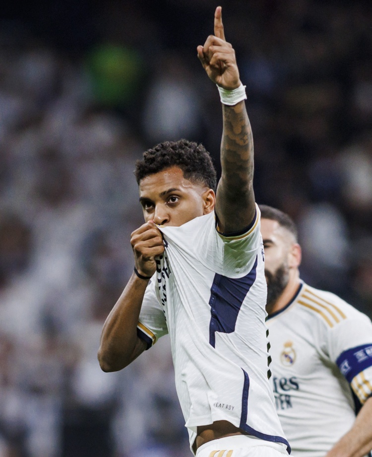  大場面先生！羅德里戈歐冠淘汰賽進(jìn)球：對馬競1球,曼城+切爾西7球