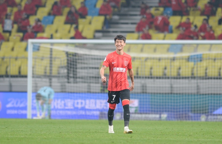  韋世豪攻入個(gè)人生涯第50粒中超進(jìn)球，已為蓉城打進(jìn)9球