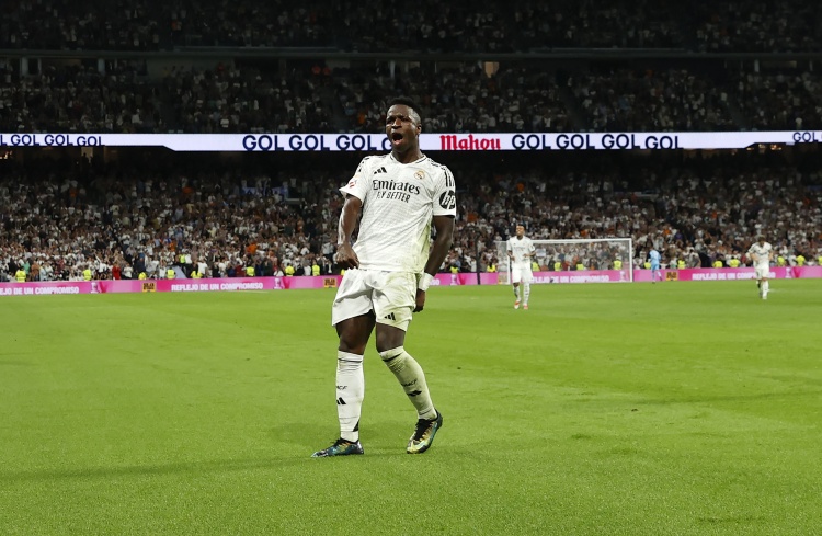  維尼修斯打進皇馬生涯第102球，隊史射手榜超越拉莫斯和薩莫拉諾