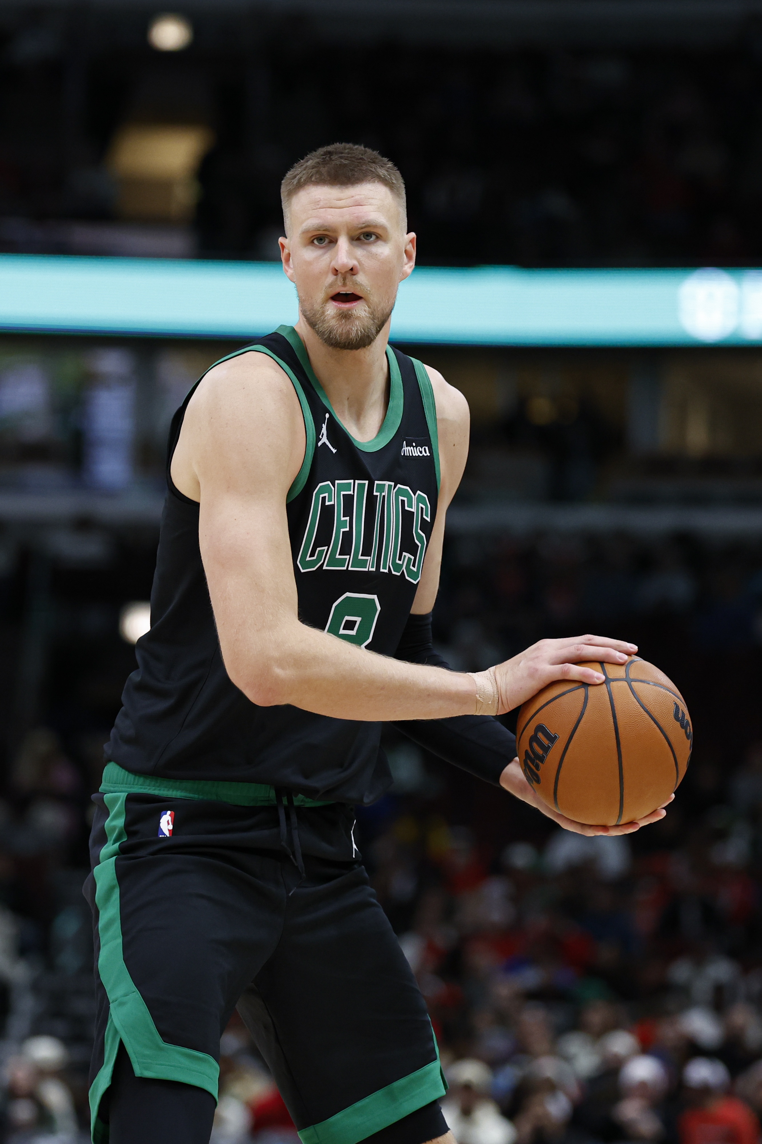  高塔輸出！波爾津吉斯內(nèi)線9中8高效砍下25分13板3助3帽！