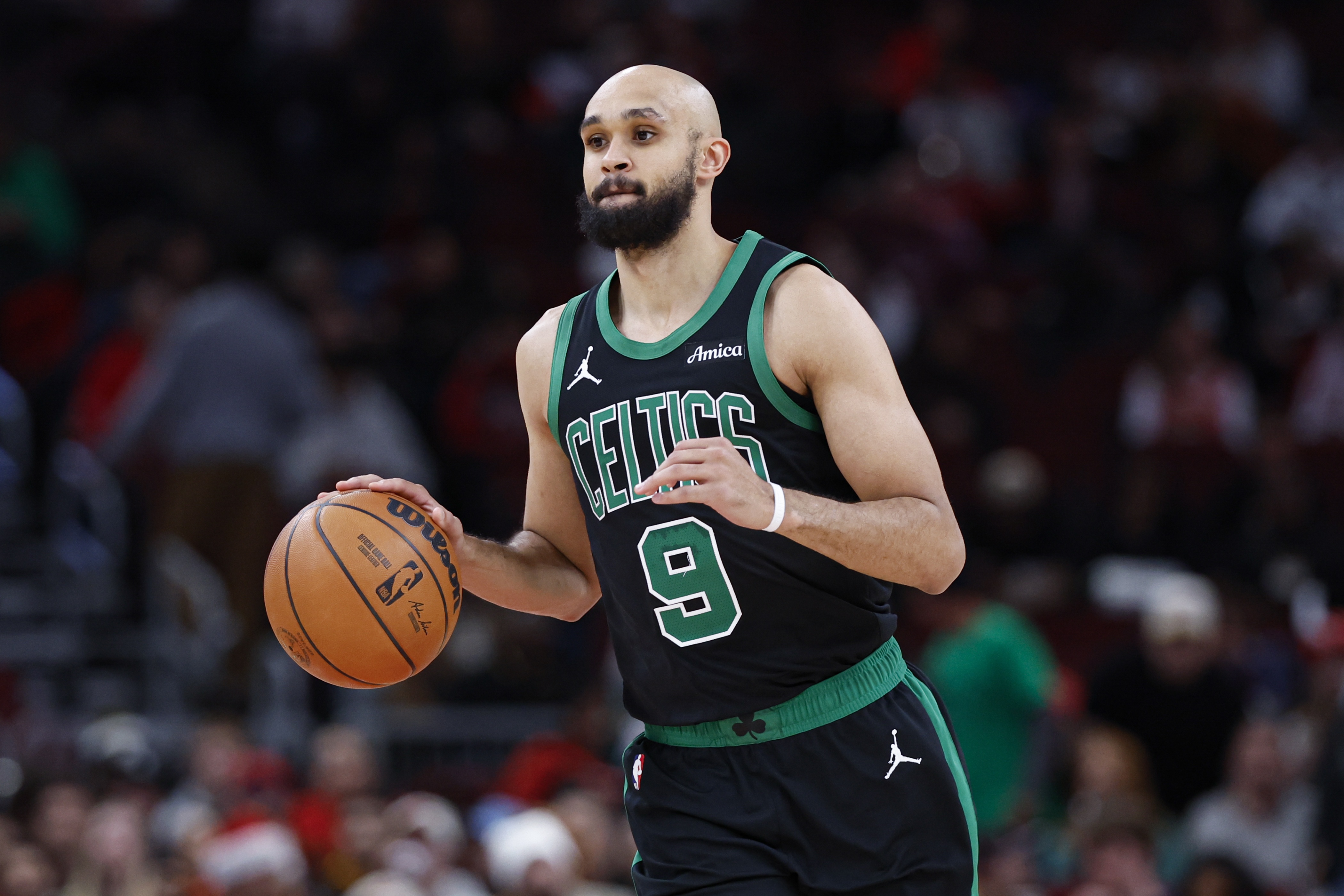  很平均！凱爾特人半場(chǎng)4人得分上雙 德里克-懷特13分全隊(duì)最高