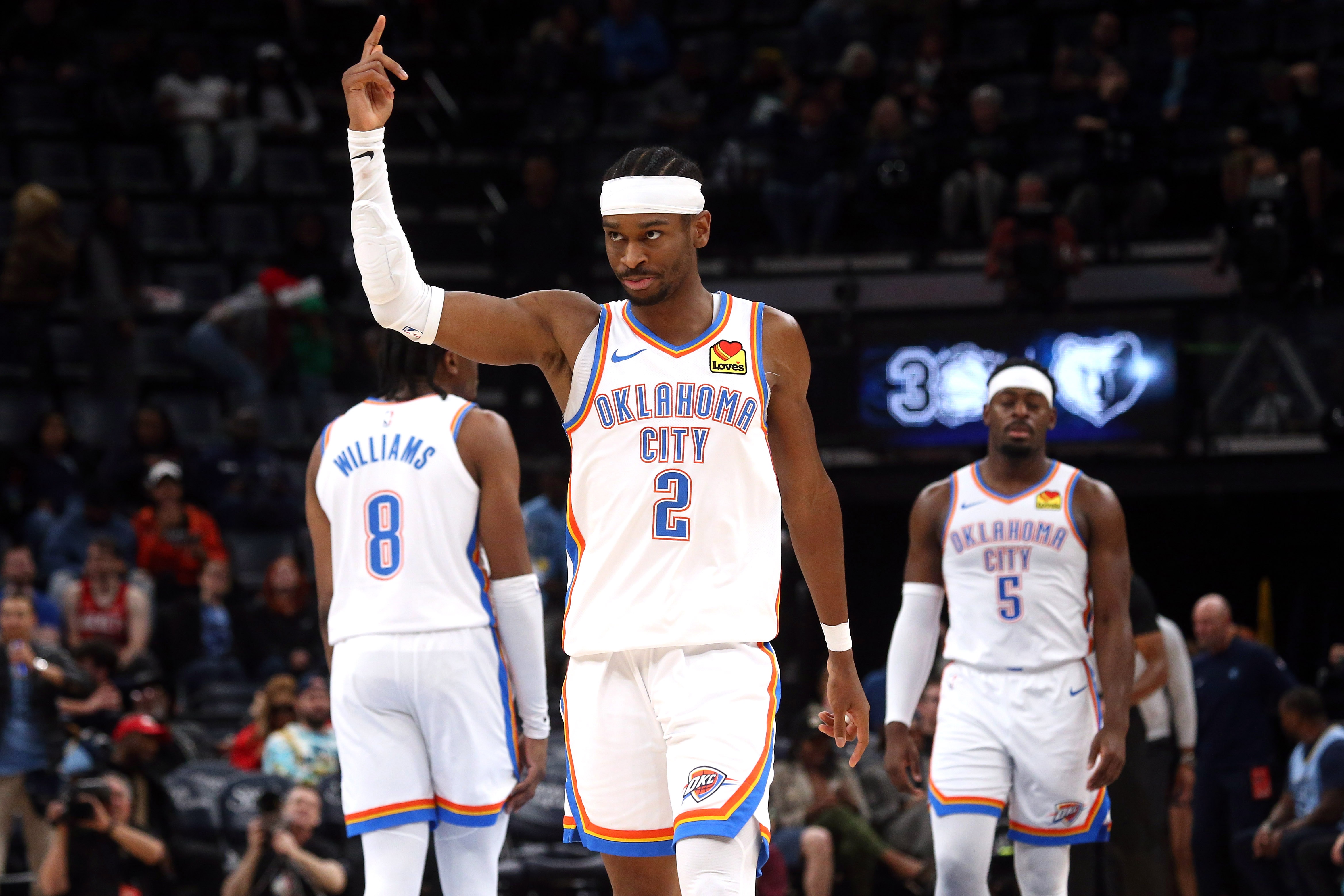  完整體！雷霆戰(zhàn)灰熊先發(fā)：亞歷山大、多特、杰倫威、哈滕、切特