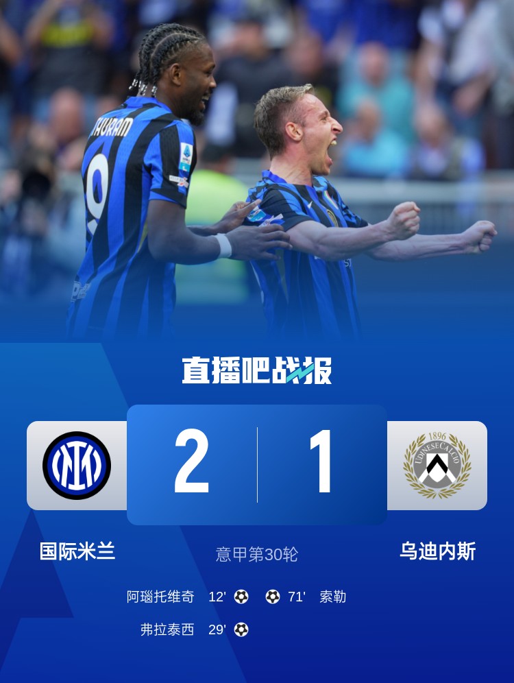  文托拉：國米在上半場有最好的表現(xiàn)，但下半場幾乎讓人心臟病發(fā)作