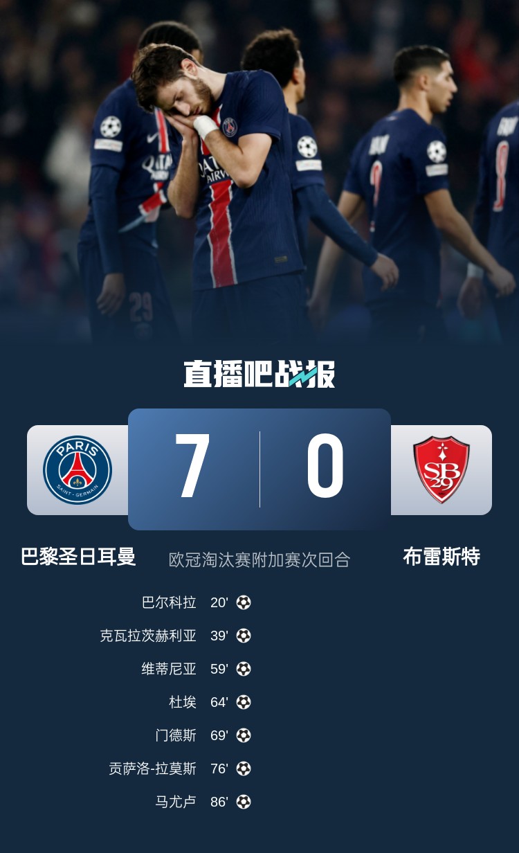  這運(yùn)氣！巴黎聯(lián)賽階段抽到城仁槍等隊(duì)，16強(qiáng)將對(duì)陣?yán)锲只虬退_